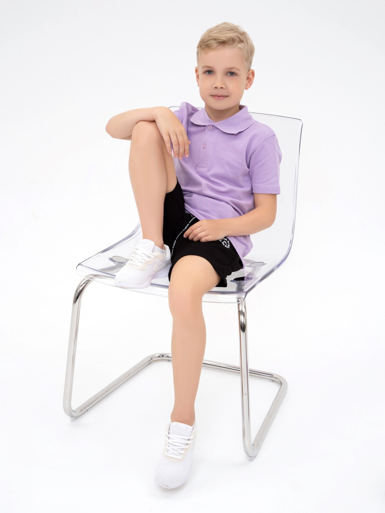 Поло ISSA Plus модель GCD1-01_lilac Фото