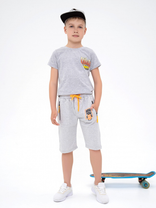 Повседневные шорты ISSA Plus модель GCD1-03_grey Фото