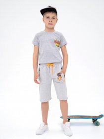 Повседневные шорты ISSA Plus модель GCD1-03_grey Фото