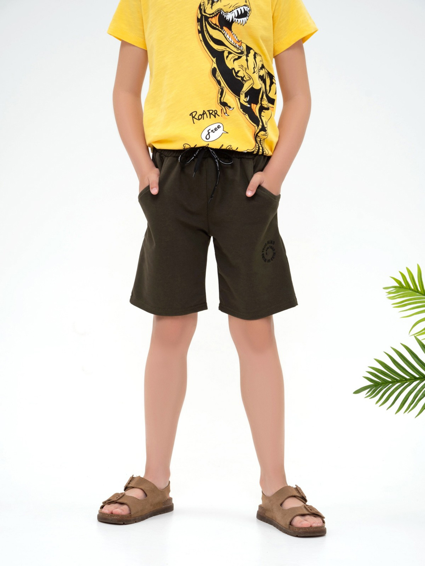 Шорти ISSA Plus модель GCD1-09_khaki Фото