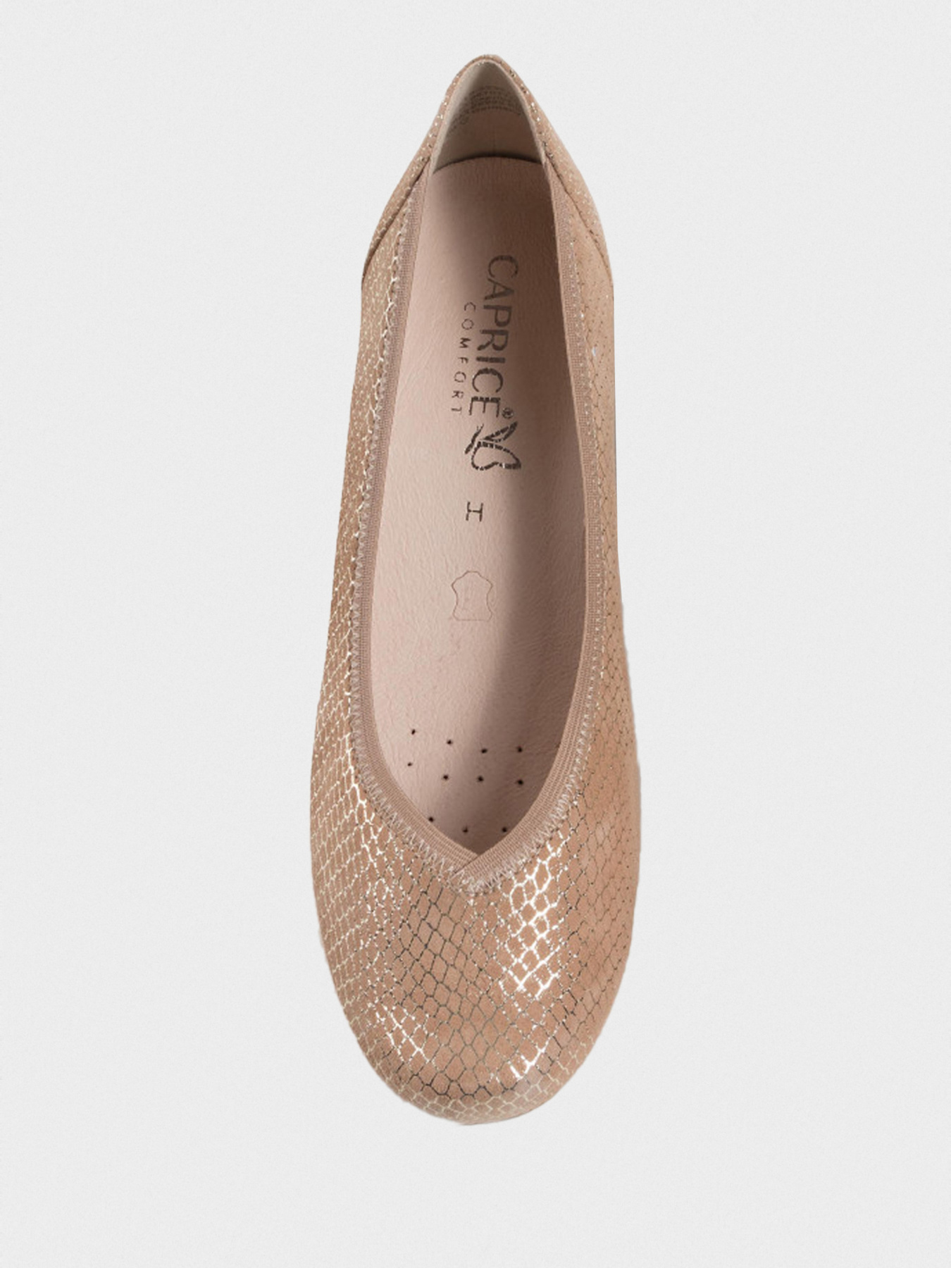 Туфли и лоферы Caprice модель 22301-24-424 BEIGE SNAKE Фото