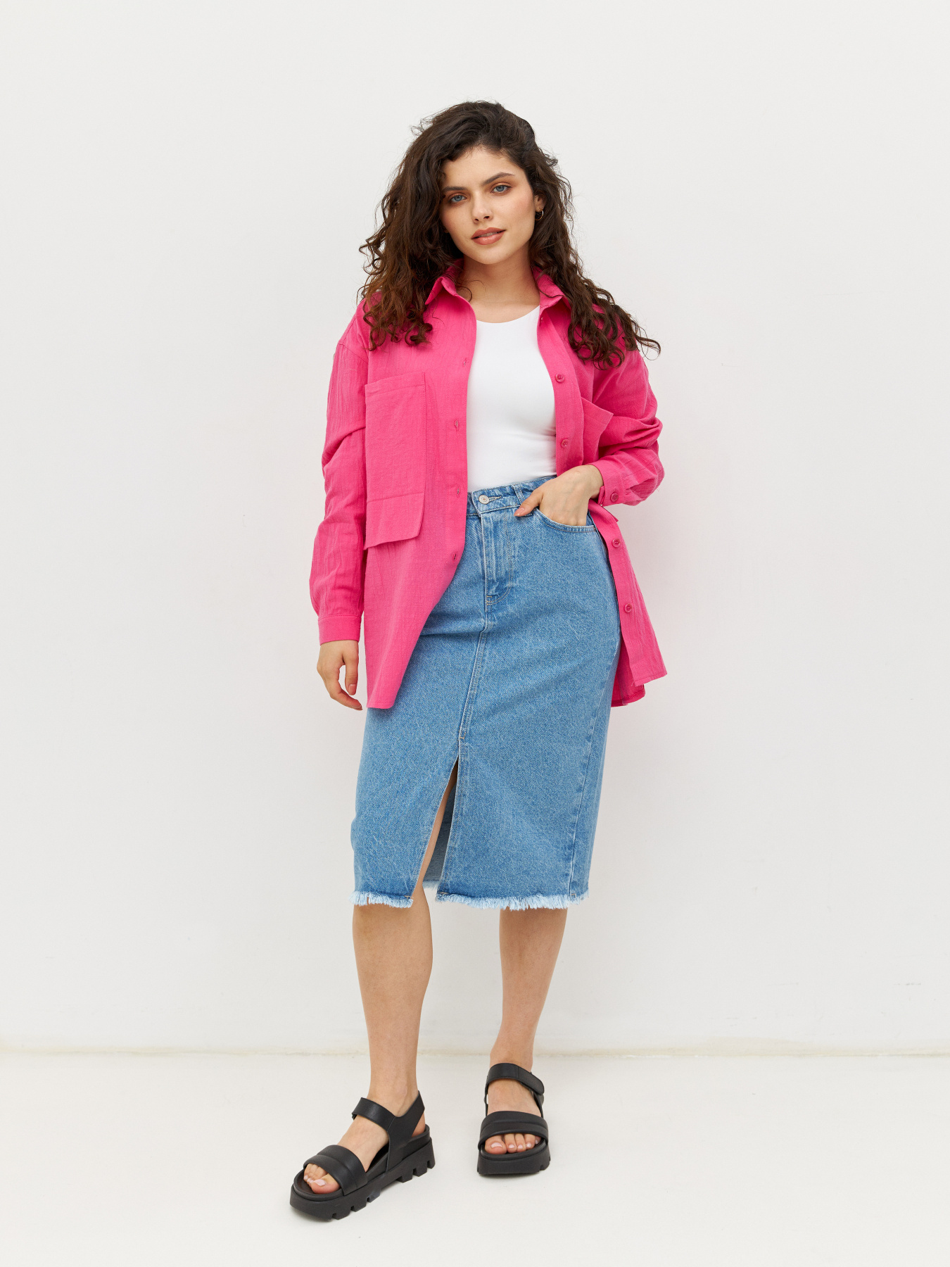 Рубашка повседневная RicaMare модель RM4095-23-11DB Фото