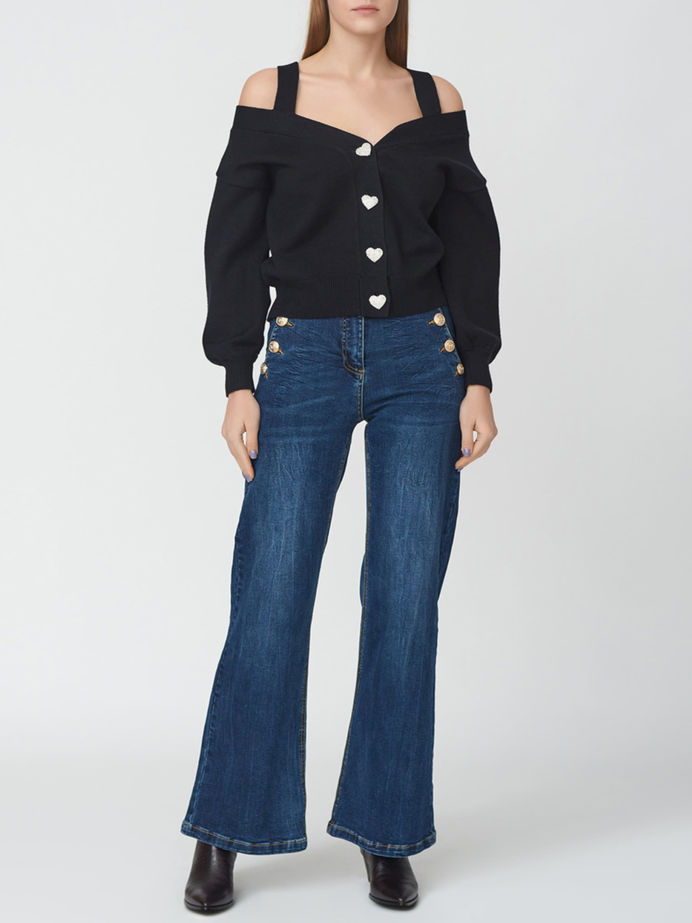 Расклешенные джинсы NOSECRETS модель 223NS330 Фото