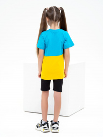 Футболка ISSA Plus модель CD1-13_yellowblue Фото