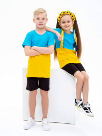 Футболка ISSA Plus модель CD1-13_yellowblue Фото