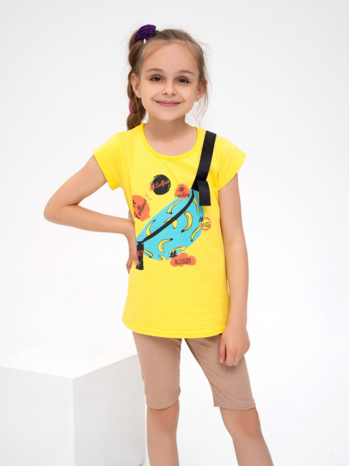 Футболка ISSA Plus модель CD1-27_yellow Фото