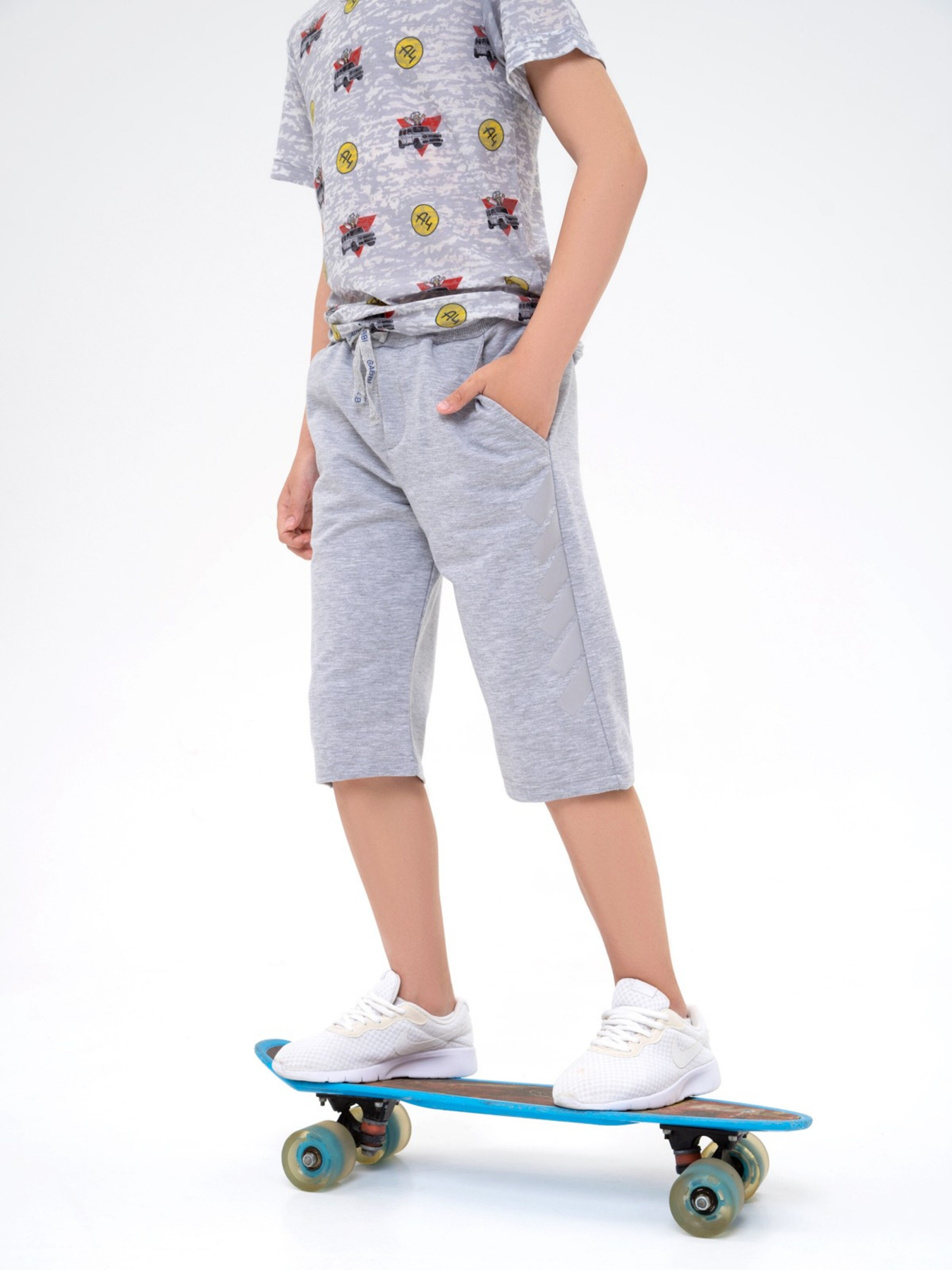 Повсякденні шорти ISSA Plus модель GCD1-10_grey Фото