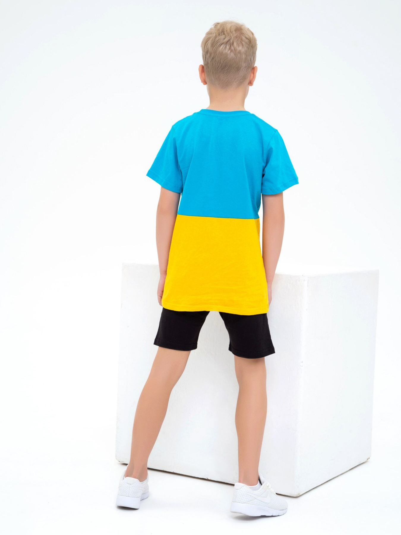 Футболка ISSA Plus модель GCD1-13_yellowblue Фото