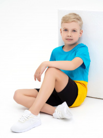 Футболка ISSA Plus модель GCD1-13_yellowblue Фото