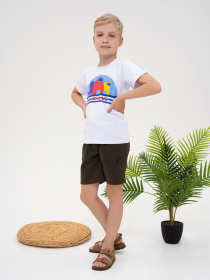 Футболка ISSA Plus модель GCD1-14_white Футболка ISSA Plus модель GCD1-14_white Фото