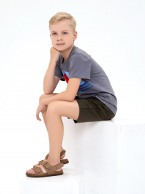 Футболка ISSA Plus модель GCD1-14_grey Фото