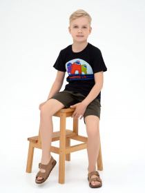 Футболка ISSA Plus модель GCD1-14_black Фото