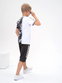 Футболка ISSA Plus модель GCD1-15_whitegrey Фото