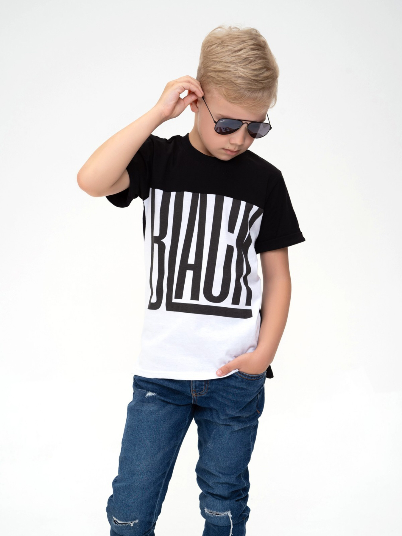 Футболка ISSA Plus модель GCD1-16_blackwhite Фото