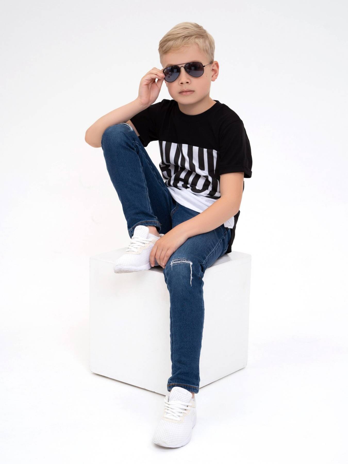 Футболка ISSA Plus модель GCD1-16_blackwhite Фото