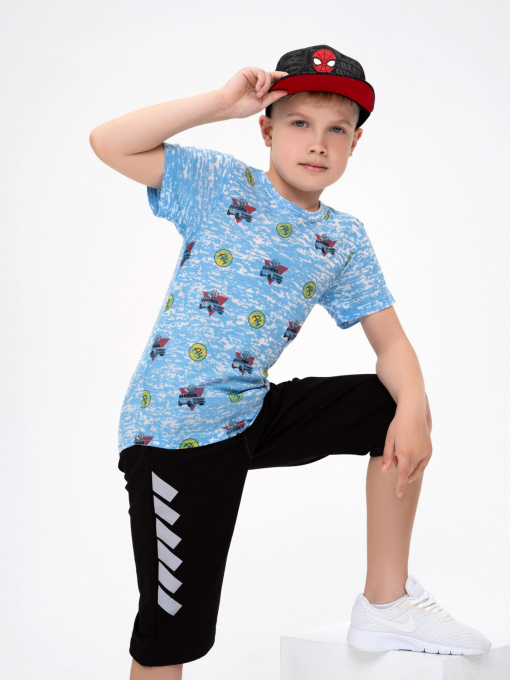 Футболка ISSA Plus Модель GCD1-18_lightblue Фото