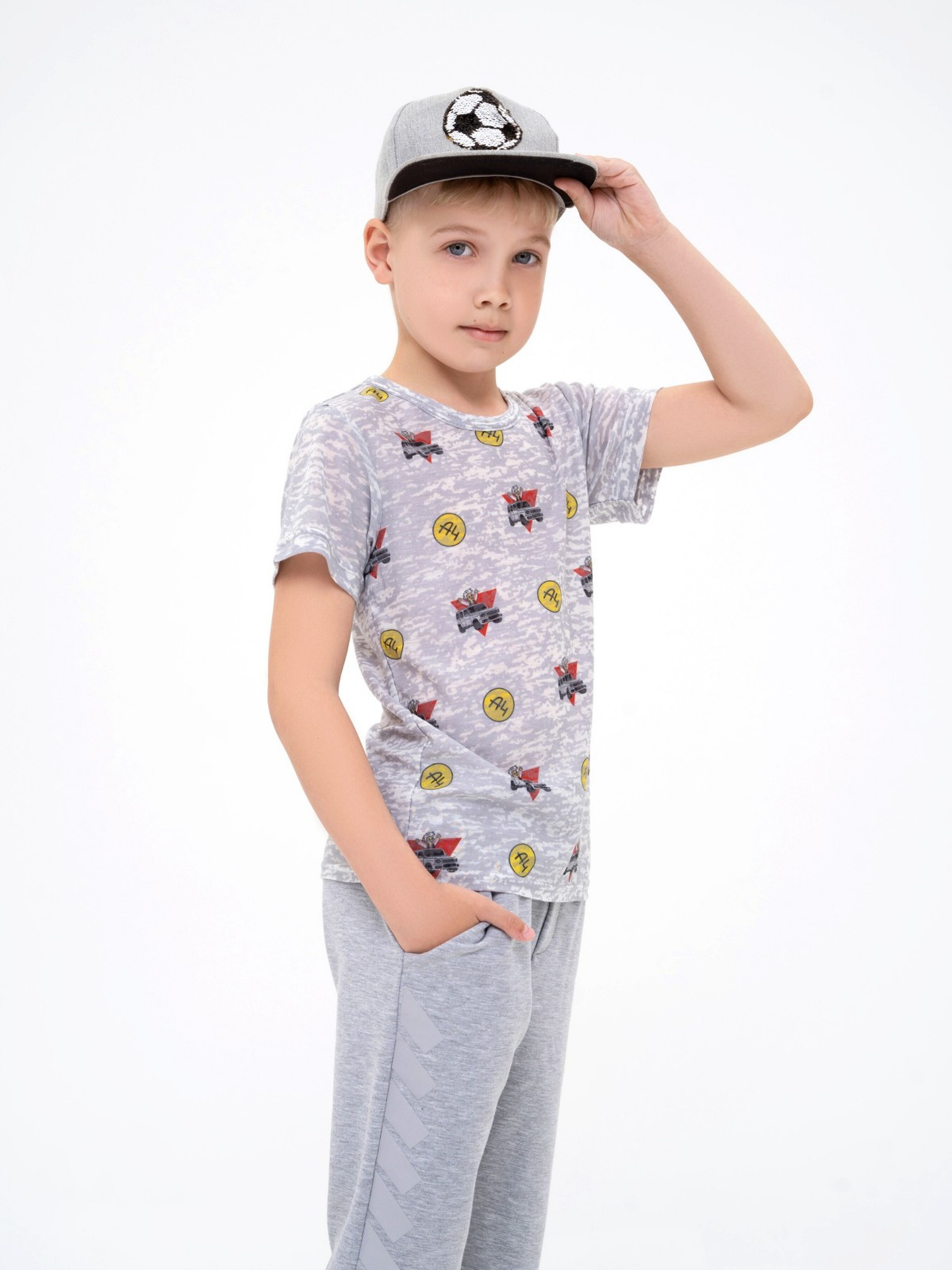 Футболка ISSA Plus модель GCD1-18_grey Фото