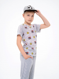 Футболка ISSA Plus модель GCD1-18_grey Фото