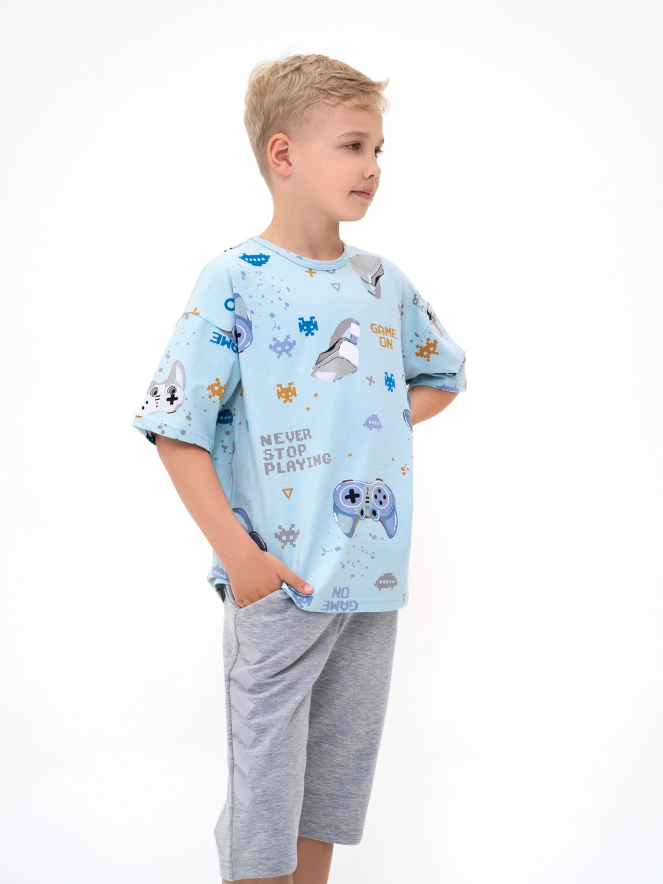 Футболка ISSA Plus модель GCD1-19_lightblue Фото