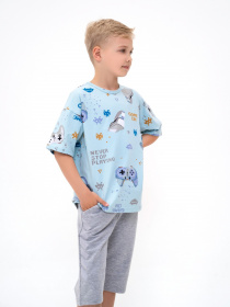 Футболка ISSA Plus модель GCD1-19_lightblue Фото