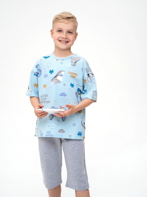 Футболка ISSA Plus модель GCD1-19_lightblue Футболка ISSA Plus модель GCD1-19_lightblue Фото