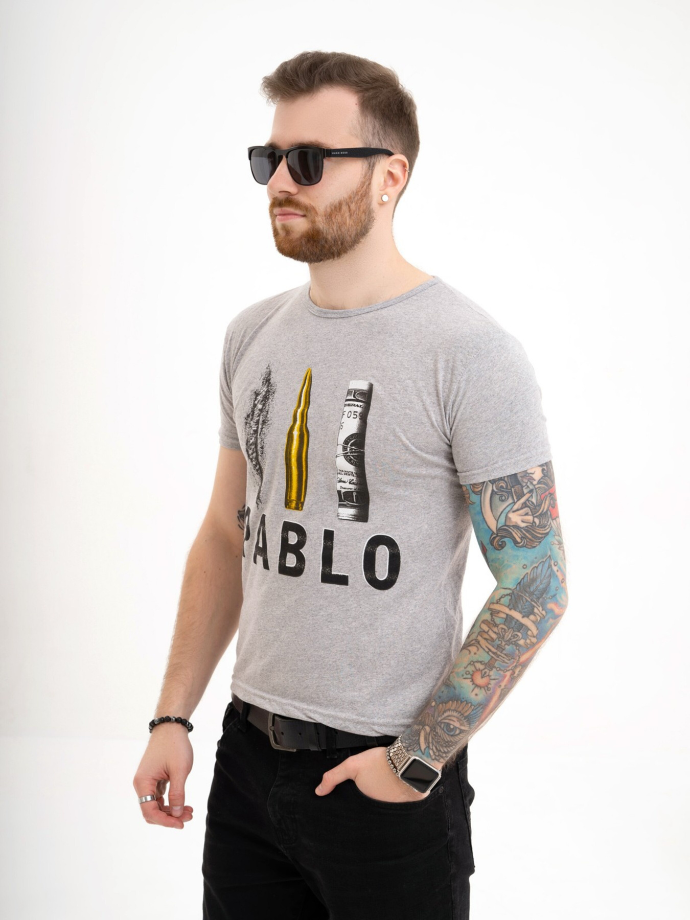 Футболка ISSA Plus модель GN4-109_grey Футболка ISSA Plus модель GN4-109_grey Фото