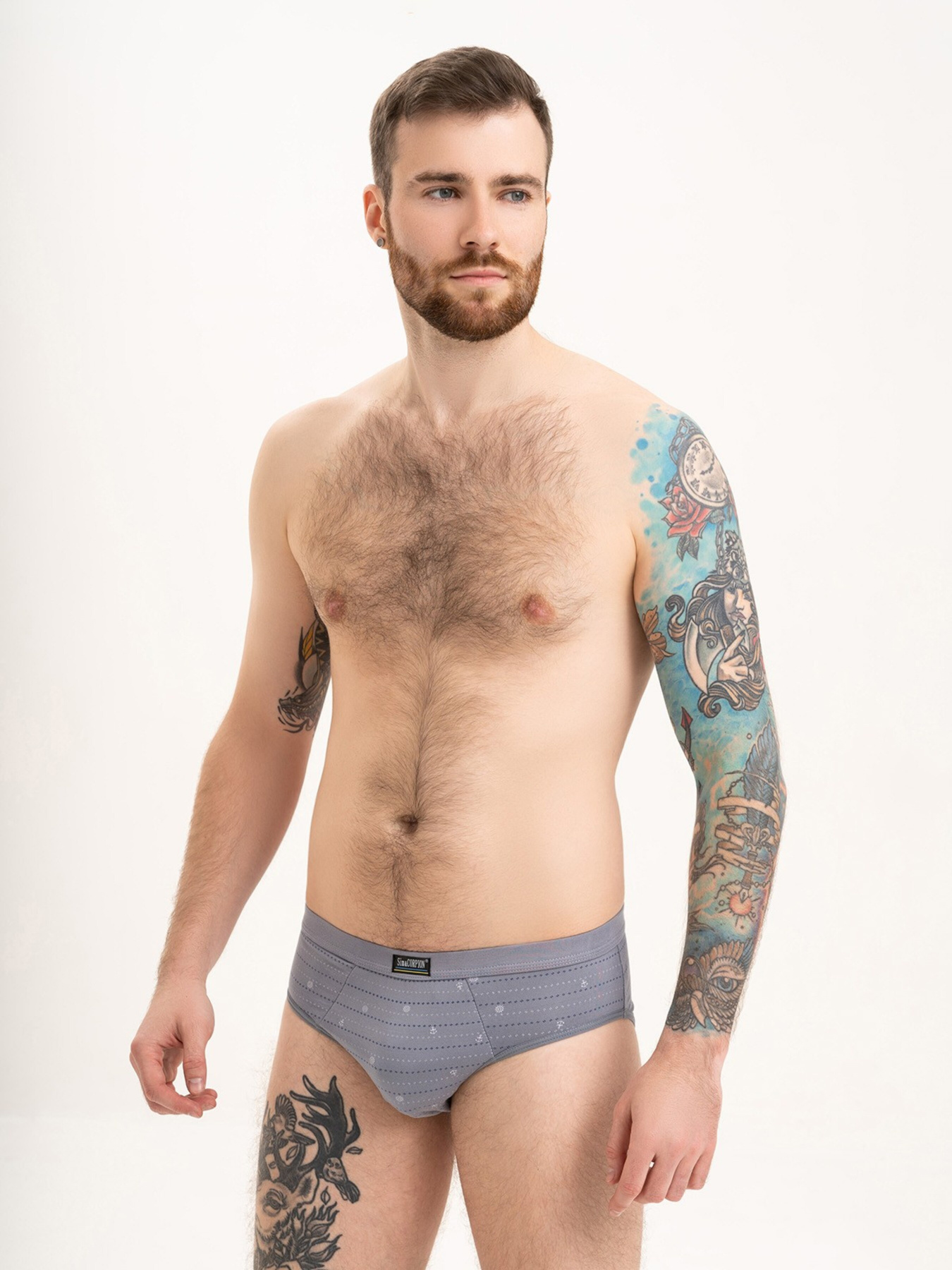 Труси ISSA Plus модель GN5-192_grey Труси ISSA Plus модель GN5-192_grey Фото