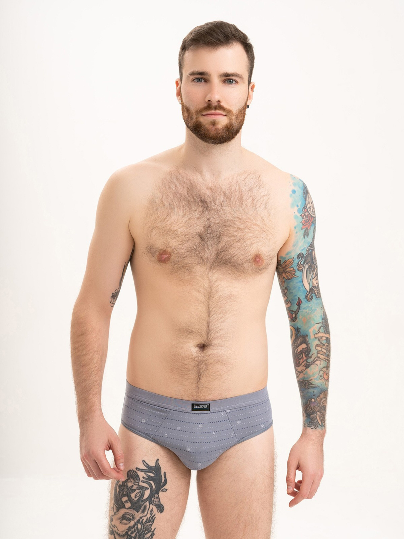 Труси ISSA Plus модель GN5-192_grey Труси ISSA Plus модель GN5-192_grey Фото