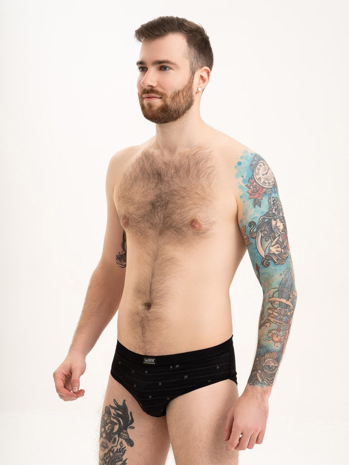 Трусы ISSA Plus модель GN5-192_black Фото