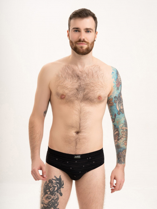 Трусы ISSA Plus модель GN5-192_black Фото