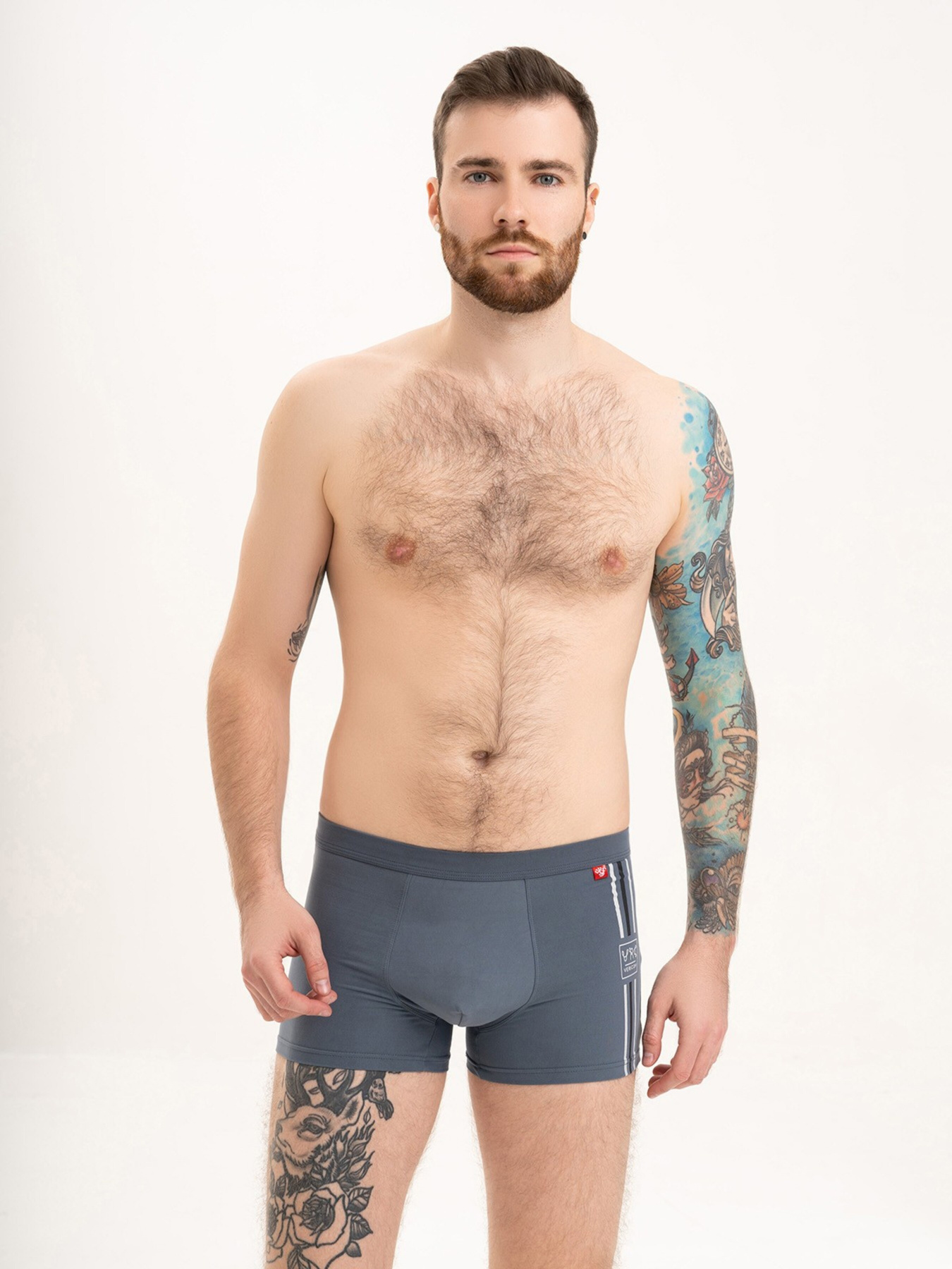 Трусы ISSA Plus модель GN5-200_grey Фото