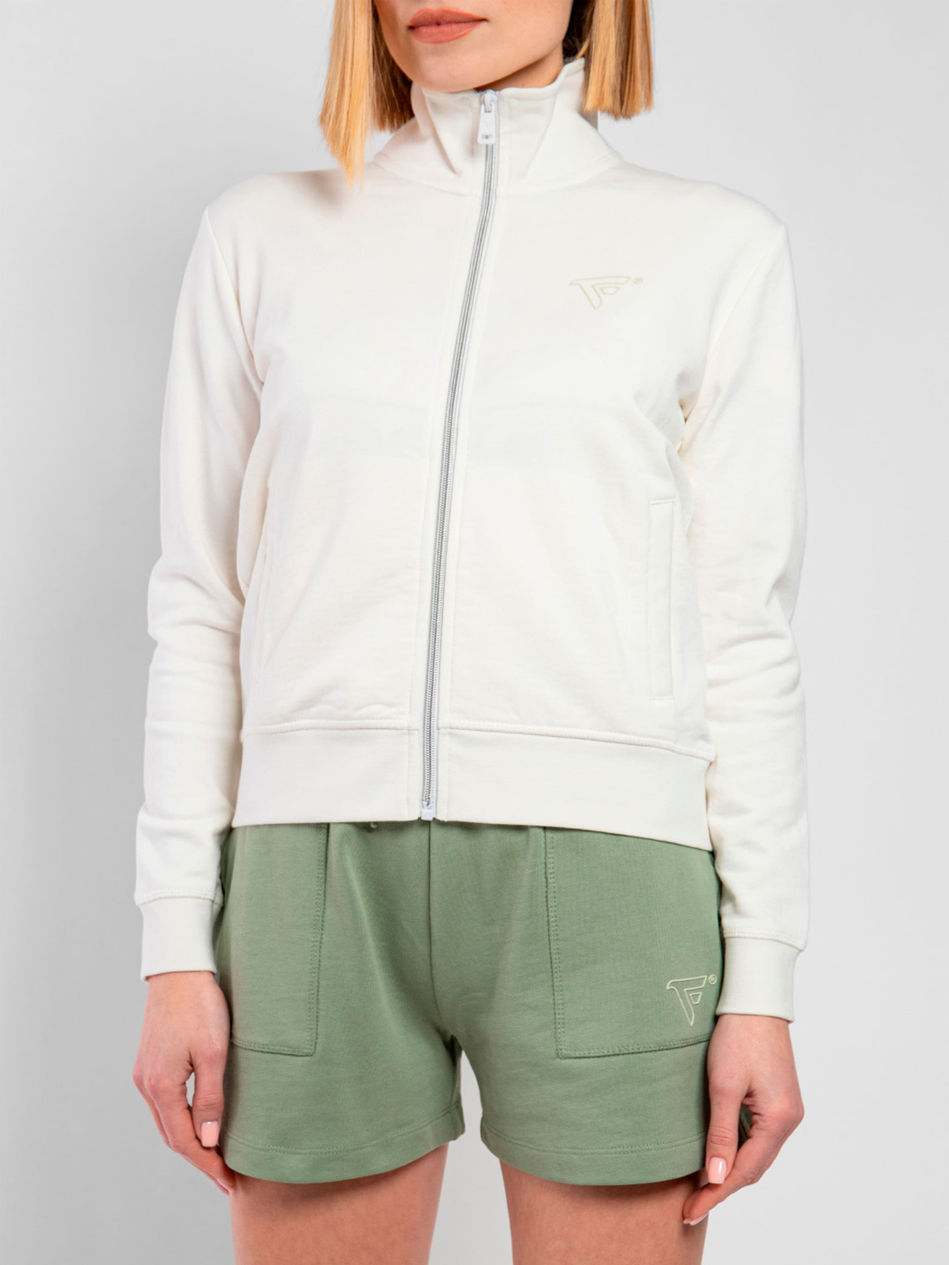 Кофта спортивна Fred Mello модель FW23S04FZ_OFF_WHITE Фото