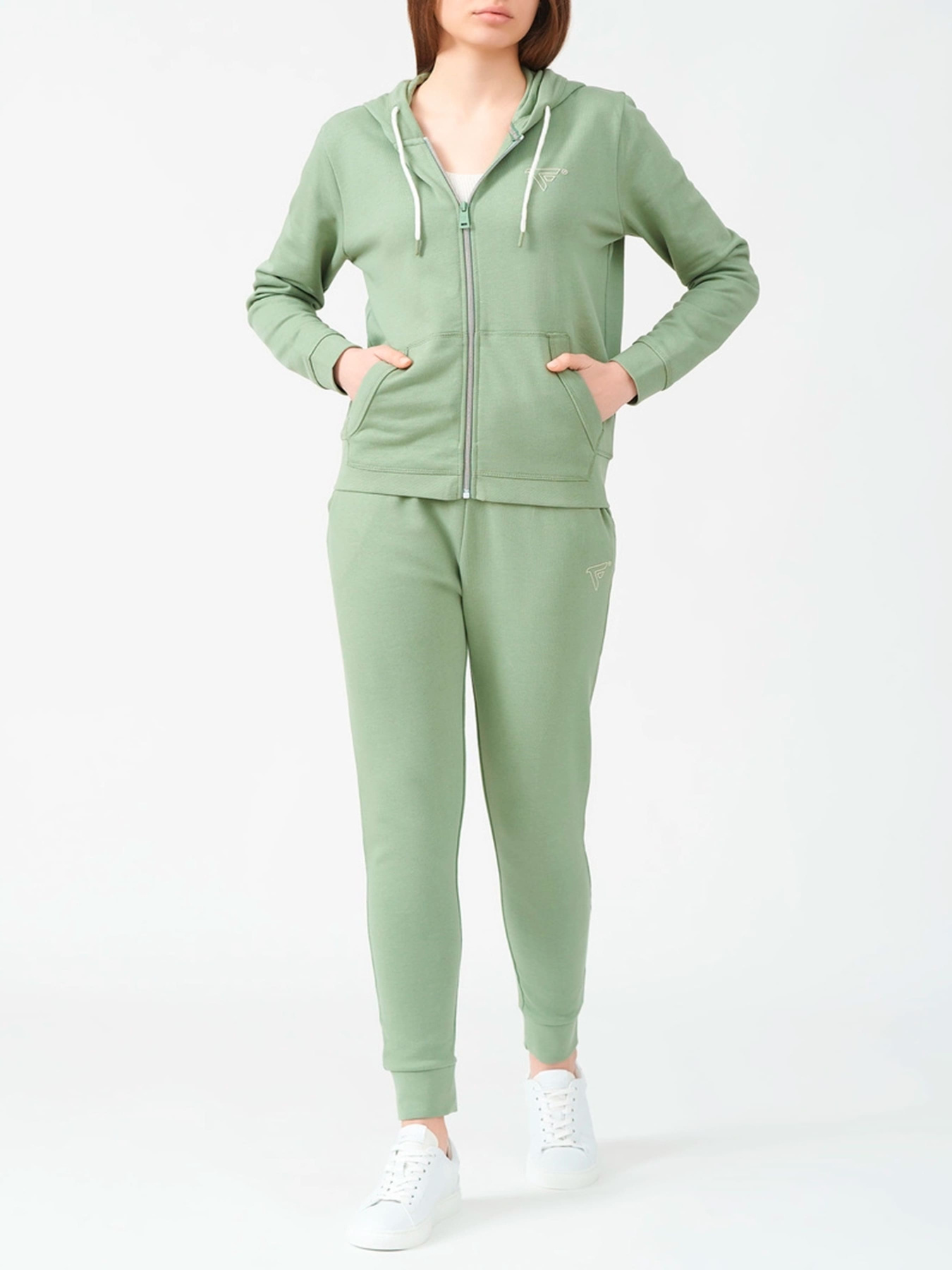 Спортивна кофта Fred Mello модель FW23S02FZ_SAGE Фото