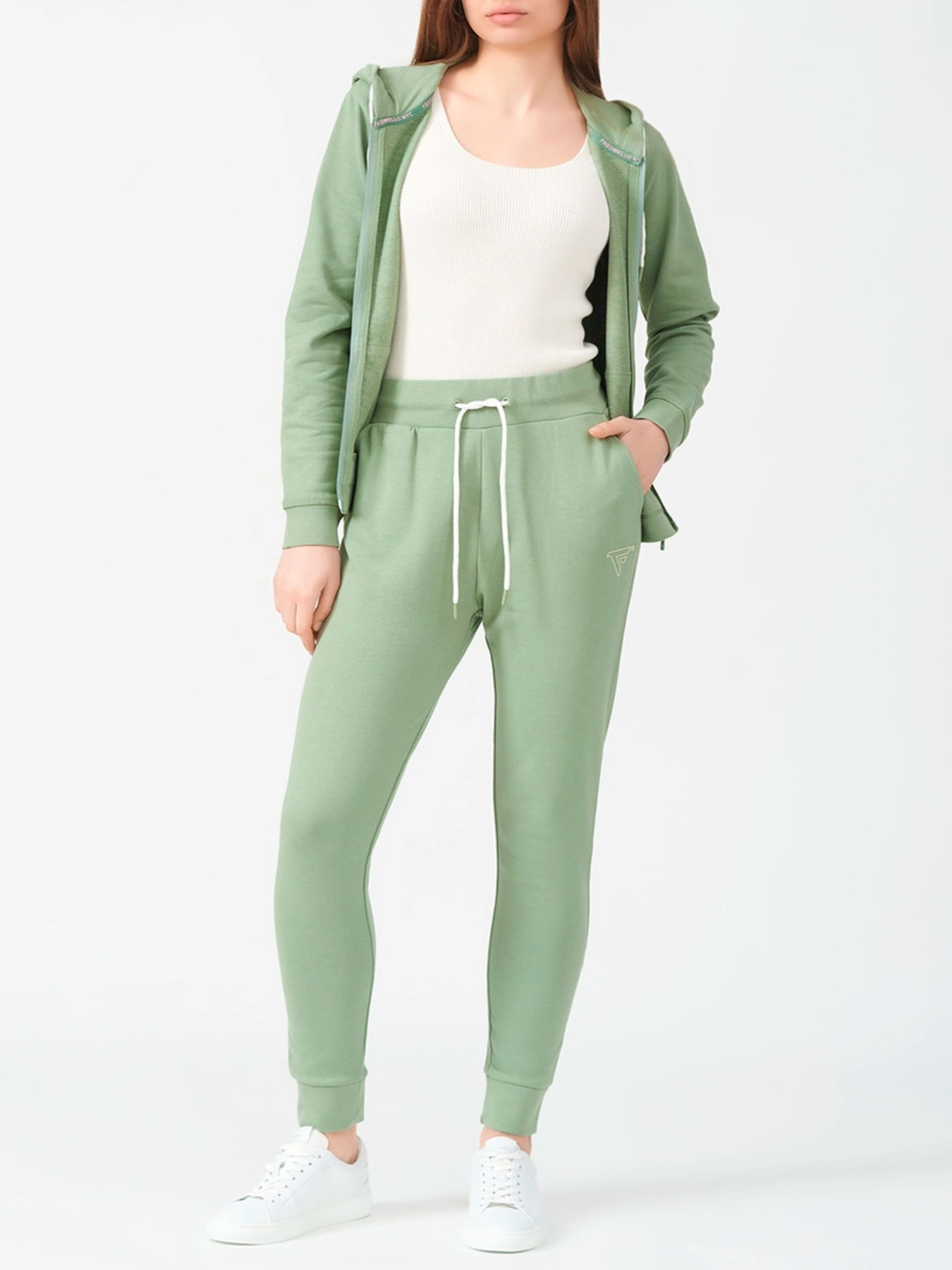 Штаны спортивные Fred Mello модель FW23S01PF_SAGE Фото