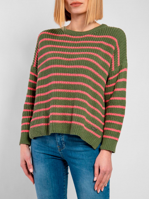 Джемпер Fred Mello Модель FW23S08MG_SAGE Фото