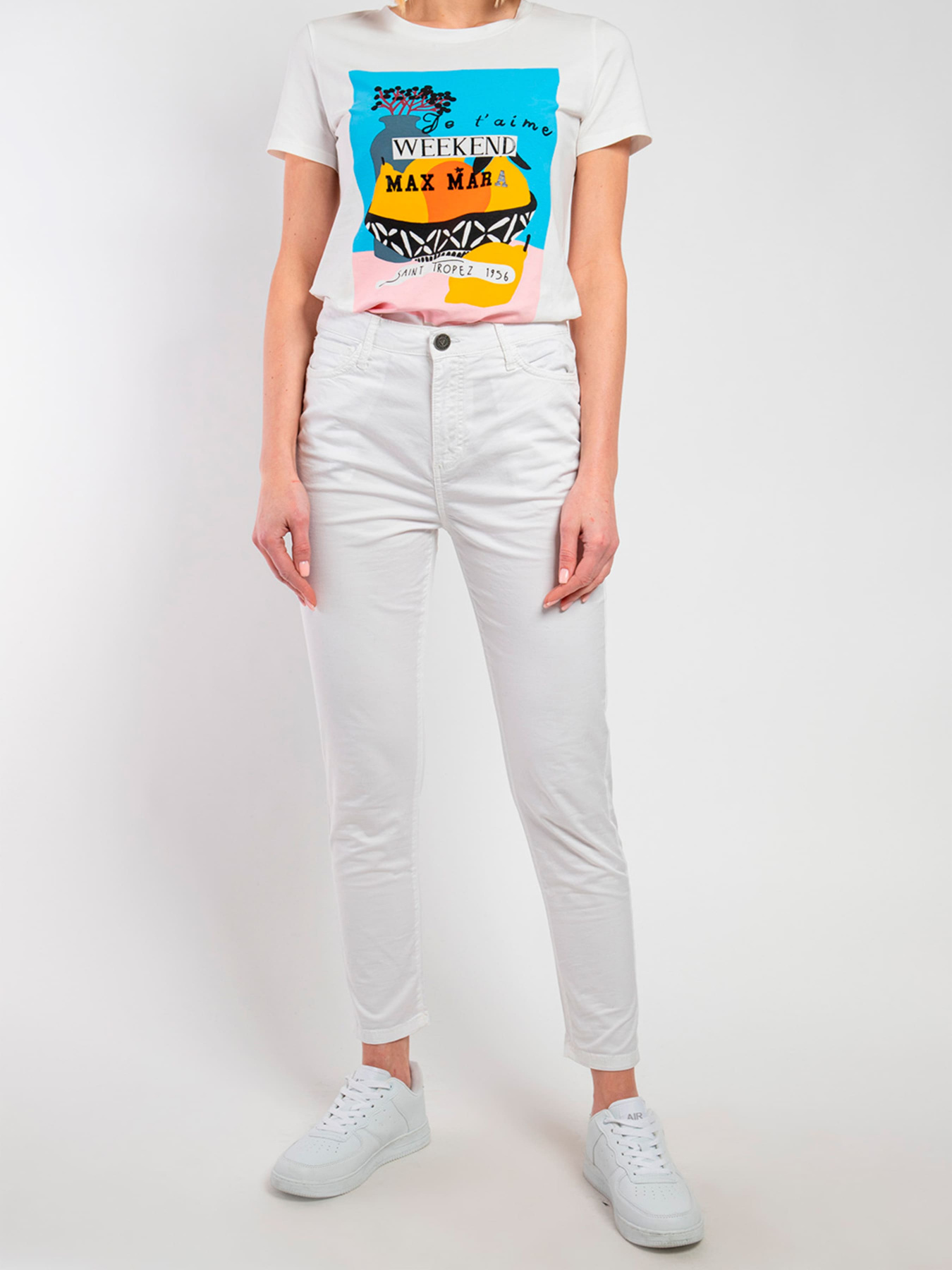 Штани повсякденні Fred Mello модель FWMANHATTAN_OFF_WHIT Фото