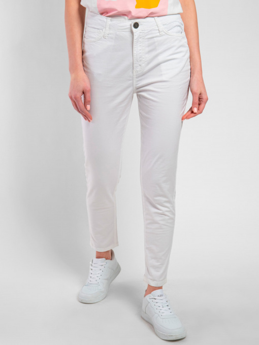 Брюки повседневные Fred Mello модель FWMANHATTAN_OFF_WHIT Фото