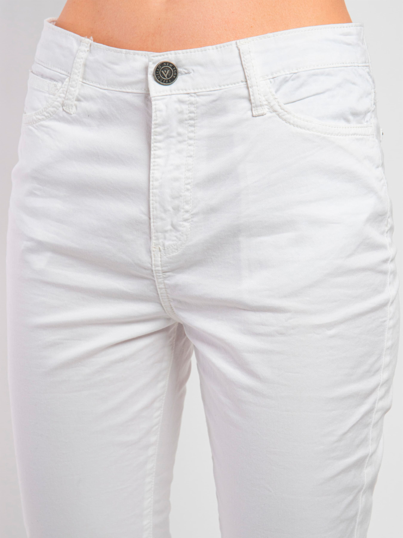 Повсякденні штани Fred Mello модель FWMANHATTAN_OFF_WHIT Фото