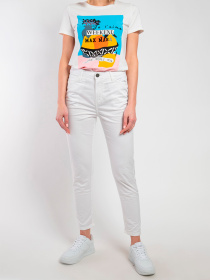 Повсякденні штани Fred Mello модель FWMANHATTAN_OFF_WHIT Фото