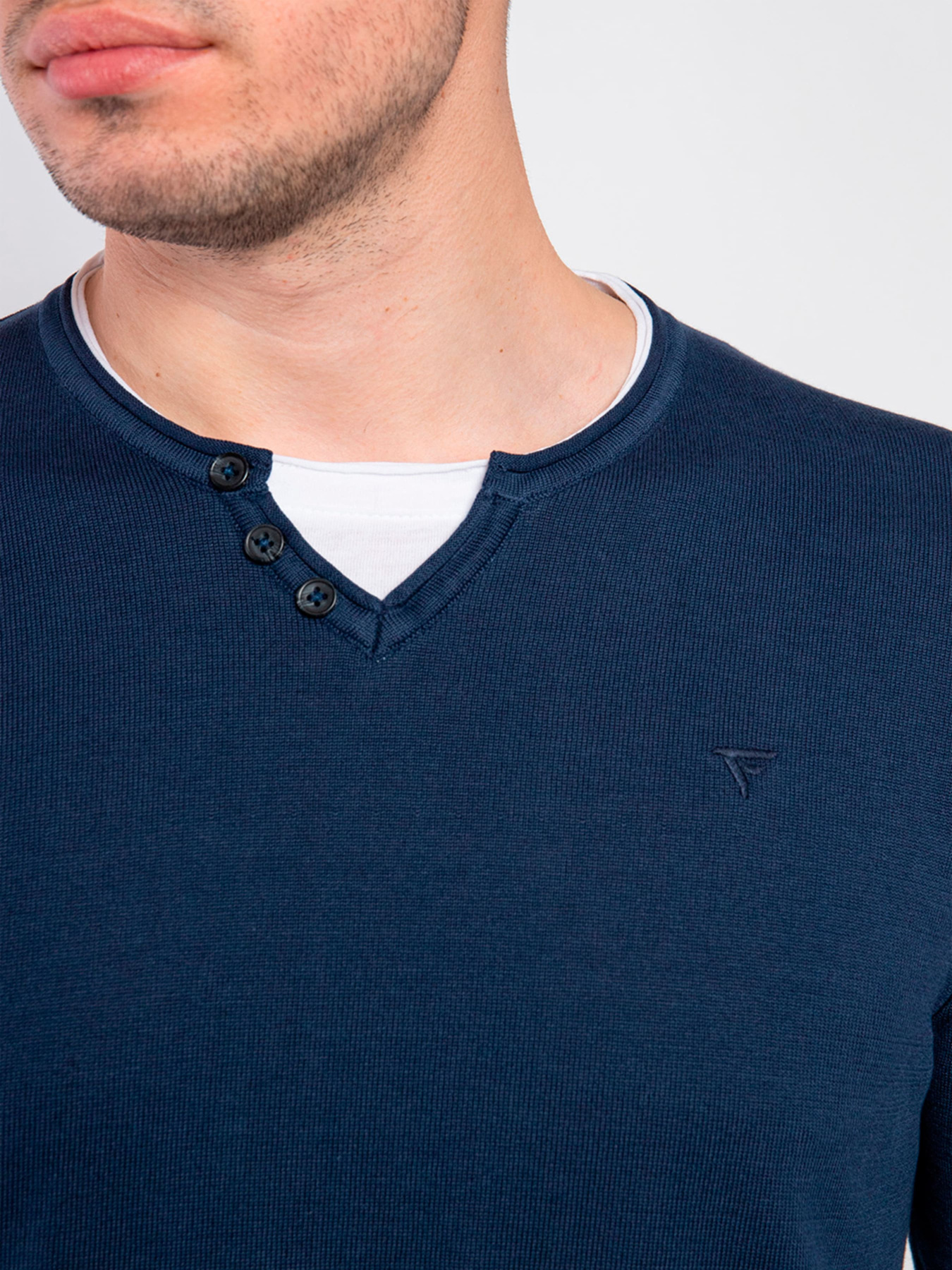 Джемпер Fred Mello модель FM23S08MG_BLUE Фото