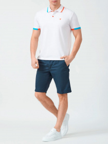 Поло Fred Mello модель FM23S22QU_WHITE Фото