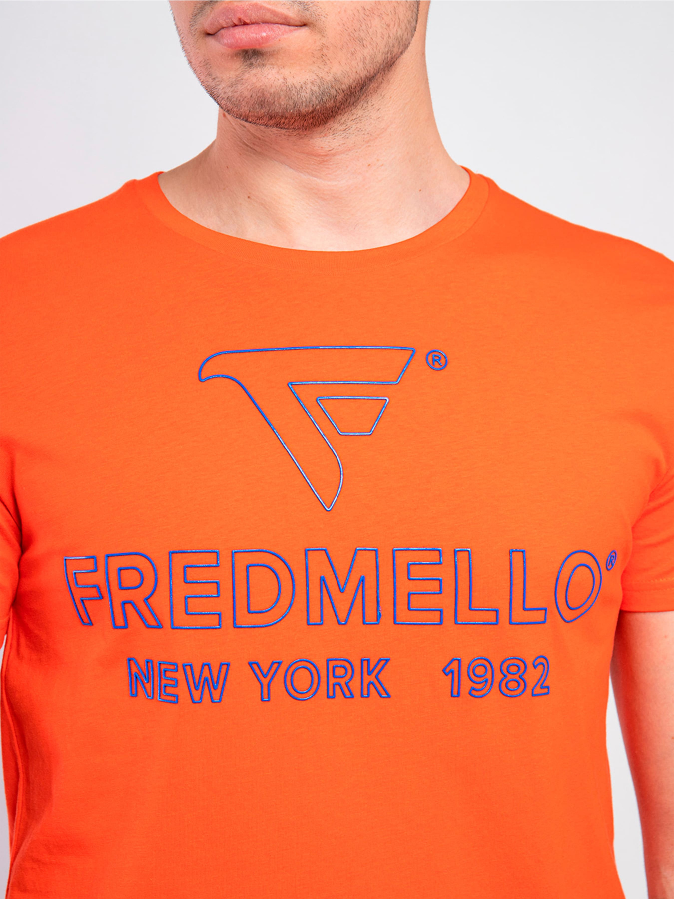 Футболка Fred Mello модель FM23S01TG_ORANGE Фото
