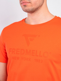 Футболка Fred Mello модель FM23S03TG_ORANGE Фото