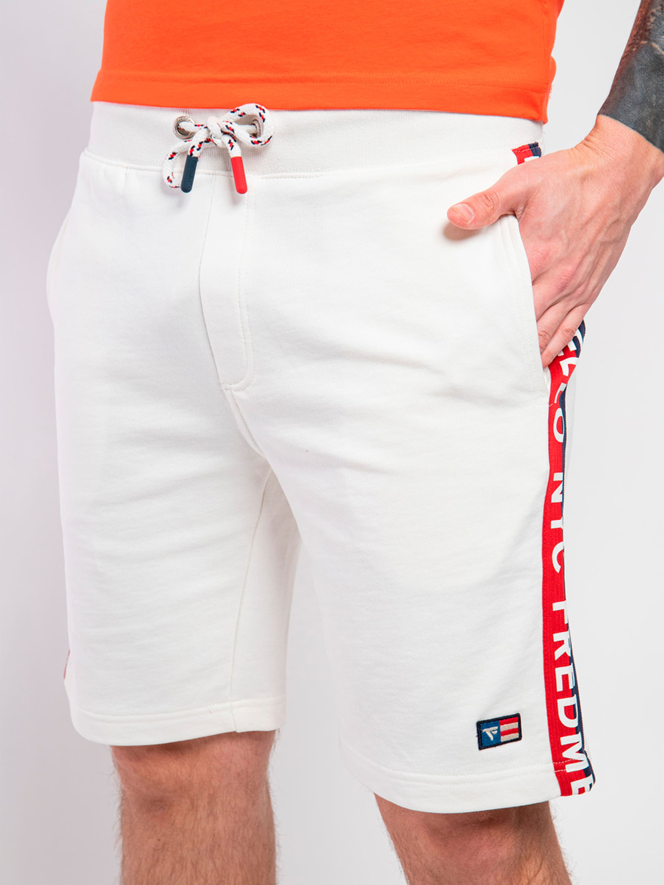 Повсякденні шорти Fred Mello модель FM23S09EF_OFF_WHITE Фото