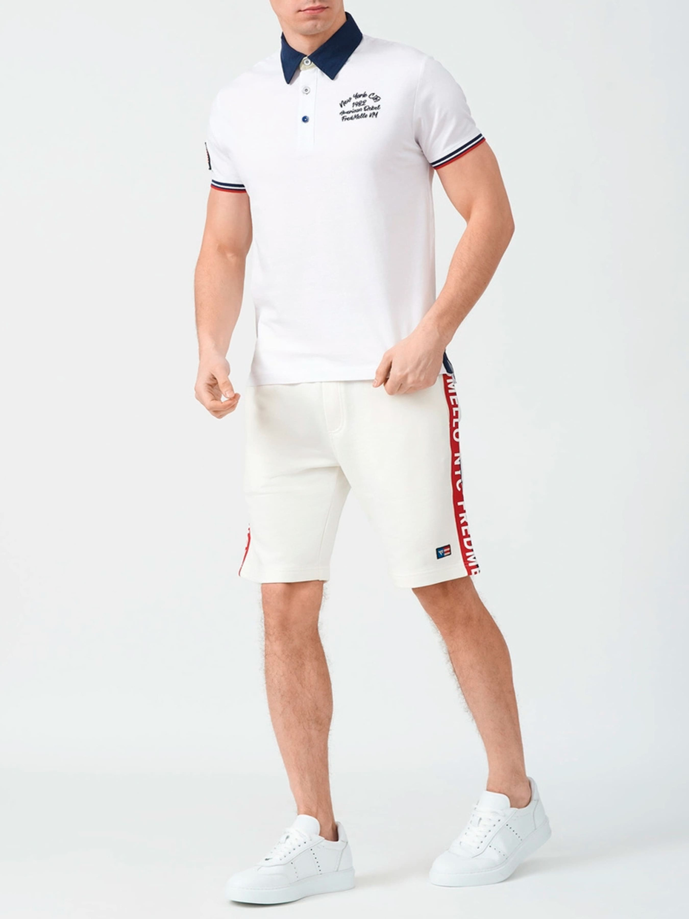 Повсякденні шорти Fred Mello модель FM23S09EF_OFF_WHITE Фото