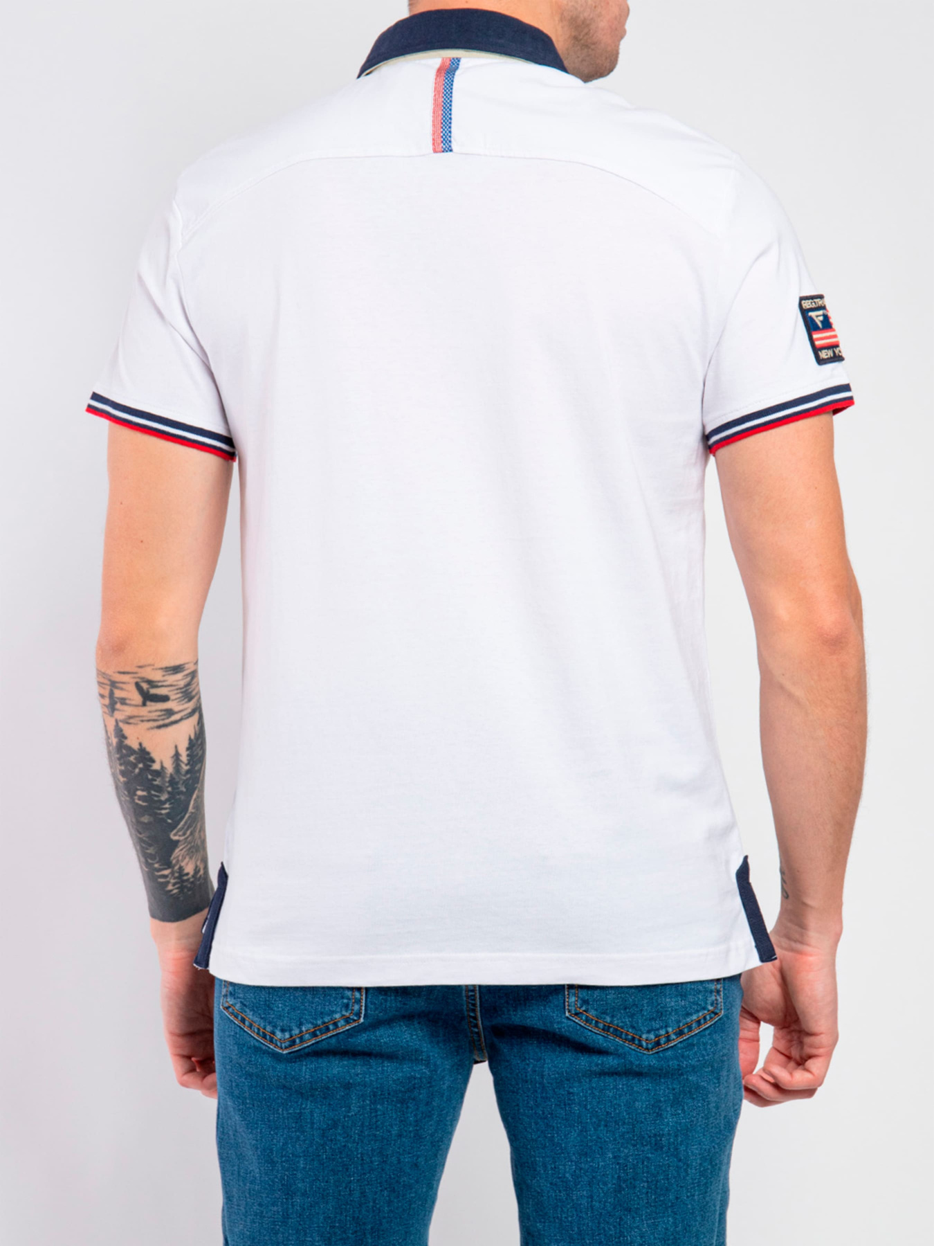 Поло Fred Mello модель FM23S25QC_WHITE Фото