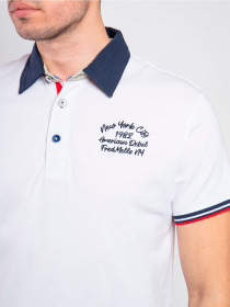 Поло Fred Mello модель FM23S25QC_WHITE Фото