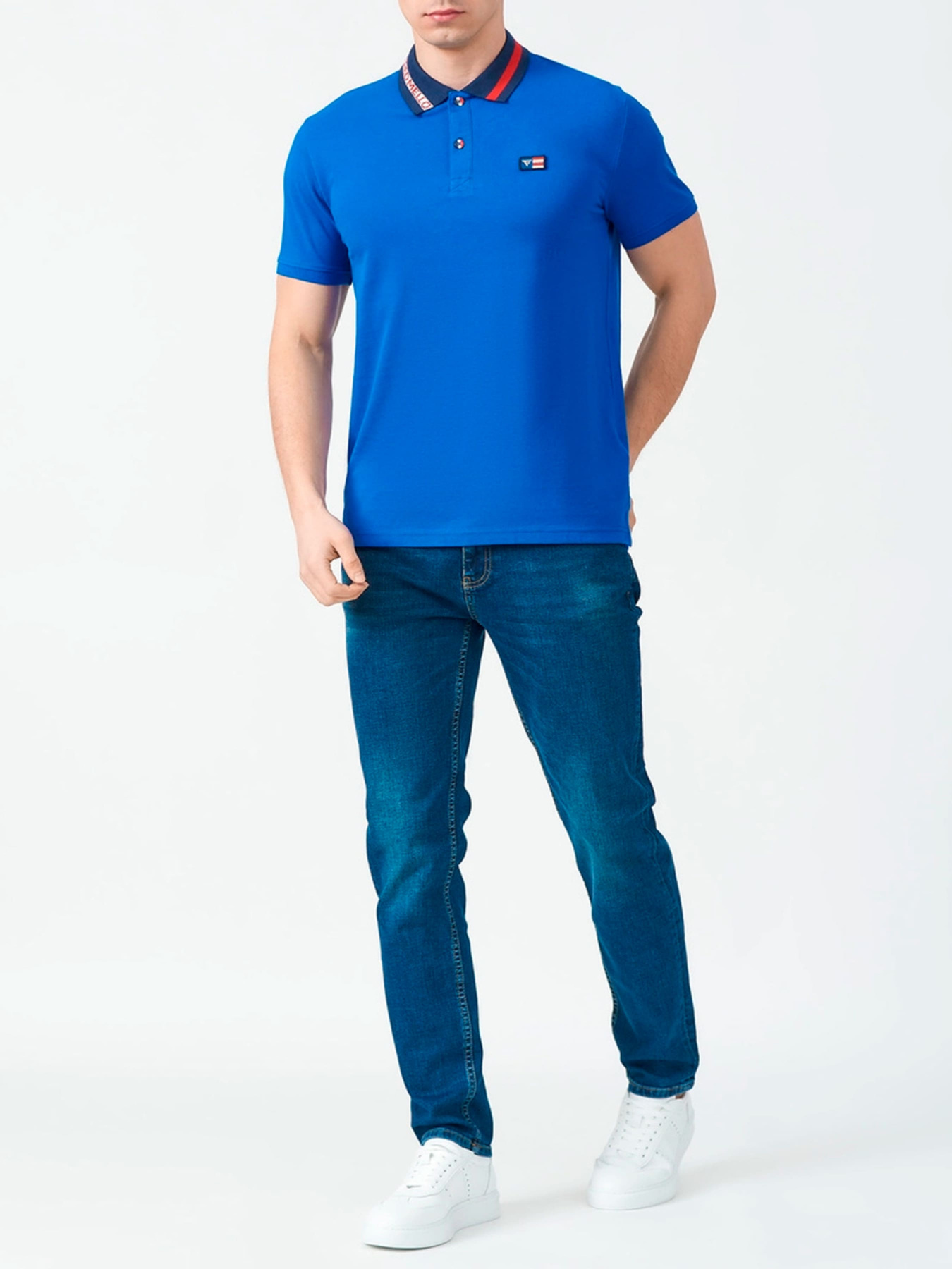 Поло Fred Mello модель FM23S11QU_BLUETTE Фото