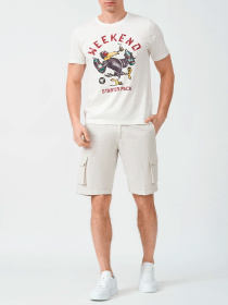 Футболка Fred Mello модель FM23S32TG_OFF_WHITE Фото