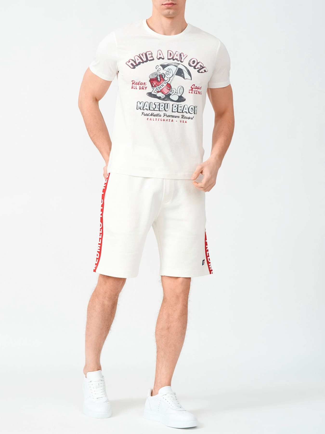 Футболка Fred Mello модель FM23S35TG_OFF_WHITE Фото